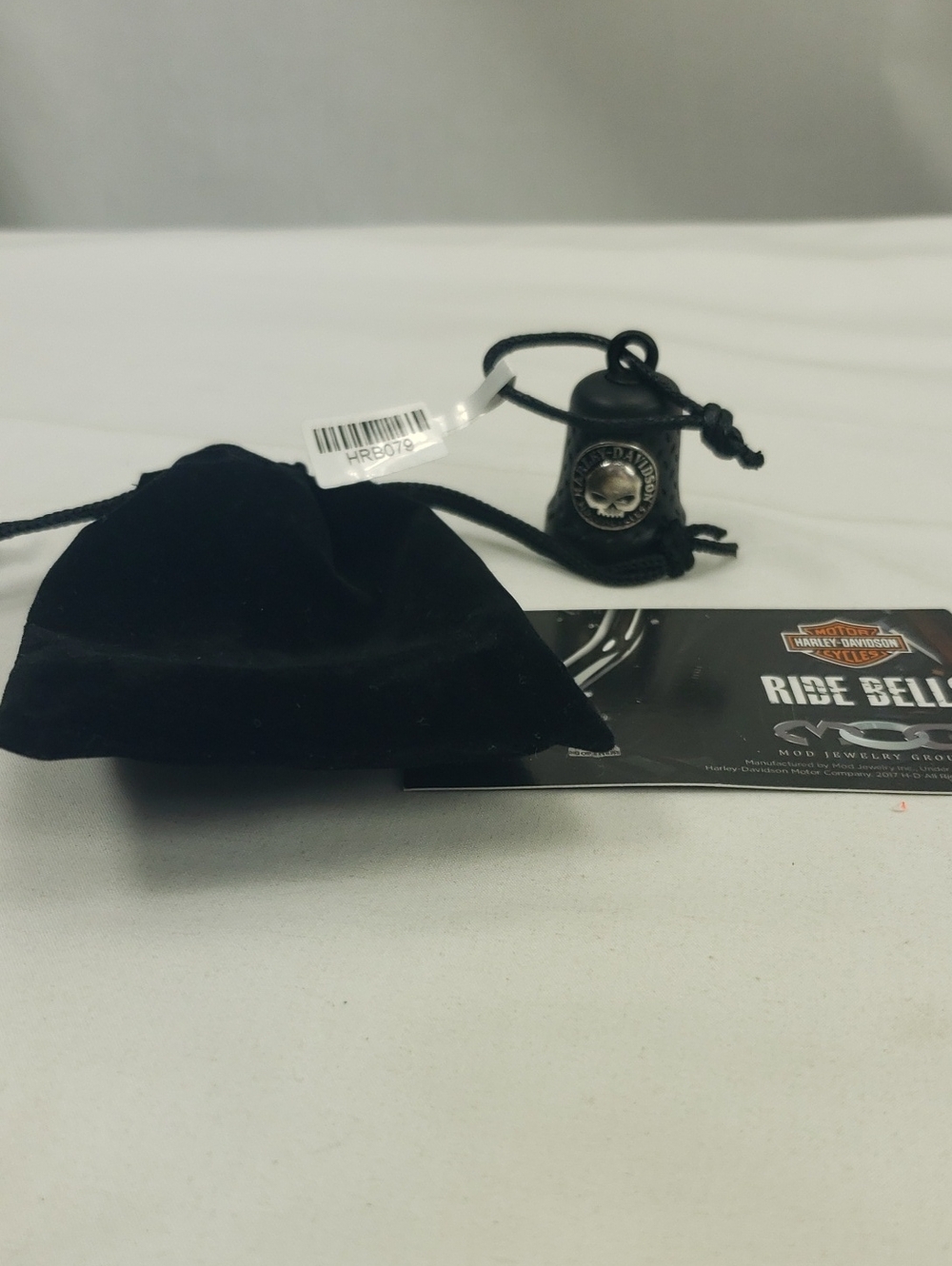 Harley-Davidson Black Skull Ride Bell NWT